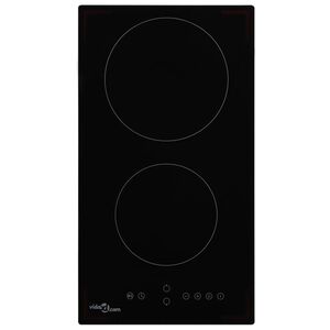 vidaXL Keramikinė kaitlentė su 2 kaitvietėmis, jutiklinė, 3000W
