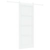 vidaXL Slankios durys ORKDAL 83 x 211 cm Apdirbta mediena Balta