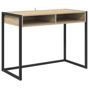 vidaXL Stalas Sonoma Apdirbta mediena 100 x 50 x 75 cm