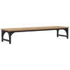 vidaXL Monitoriaus laikiklis Artisano ąžuolo 85 x 23 x 15,5 cm