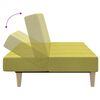 vidaXL Dvivietė sofa-lova su pakoja, žalios spalvos, audinys