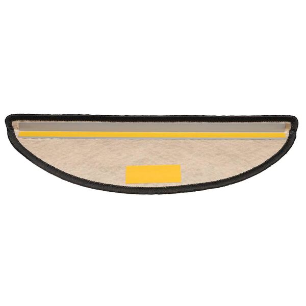 vidaXL Lipnūs laiptų kilimėliai, 30vnt., antracito spalvos, 56x17x3cm