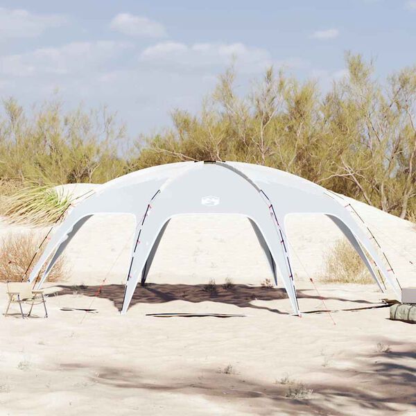 vidaXL Proginė palapinė, pilkos spalvos, atspari vandeniui