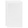 vidaXL Spintelės durelės, 2vnt., baltos, 99,3x59,4cm, pu&scaron;is