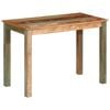 vidaXL Valgomojo stalas, 110x55x76cm, perdirbtos medienos masyvas