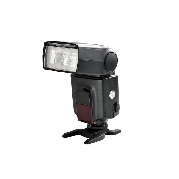 vidaXL Speedlight rinkinys Juoda metalas
