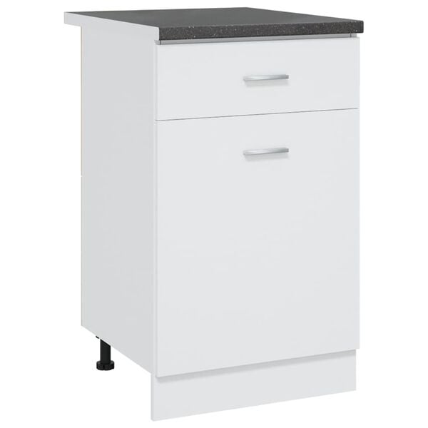 vidaXL Virtuvės stalvir&scaron;is, juodas, 50x60x2,8cm, MDP, su ra&scaron;tais