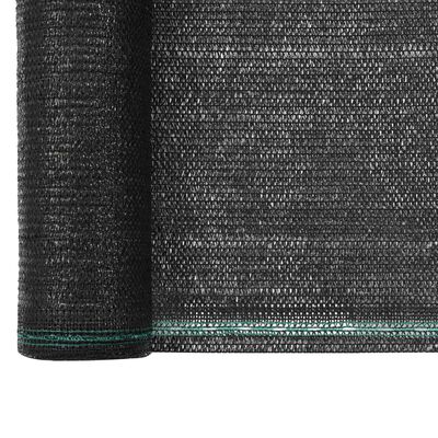 vidaXL Uždanga teniso kortams, juoda, 2x50m, HDPE