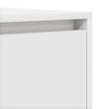 vidaXL Kabalas su stalčių Balta 120 x 41 x 75 cm Apdirbta mediena