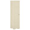 vidaXL Plastikinė spintelė, angoros, 40x43x164cm, medienos dizaino
