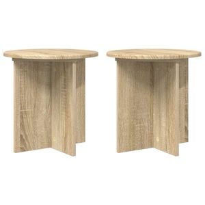 vidaXL Augalų stovas 2 pcs Sonoma ąžuolas 40 x 40 x 40 cm