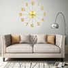 vidaXL Sieninis laikrodis, auksinės spalvos, 50 cm, metalas