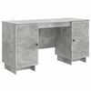vidaXL Stalas Betono pilka Apdirbta mediena 142,5 x 50 x 75 cm
