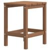 vidaXL Sodo Adirondack staliukas, rudos spalvos, 38x38x46cm, HDPE