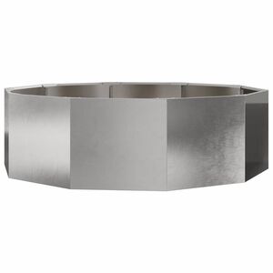 vidaXL Lovelis Sidabro 120 x 120 x 35 cm Nerūdijantis Plienas