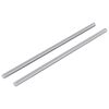 vidaXL Srieginis strypas 2 pcs Sidabro 6 x 170 mm Plienas