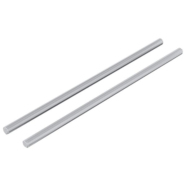 vidaXL Srieginis strypas 2 pcs Sidabro 6 x 170 mm Plienas