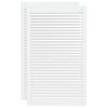 vidaXL Spintelės durelės, 2vnt., baltos, 99,3x59,4cm, pu&scaron;is