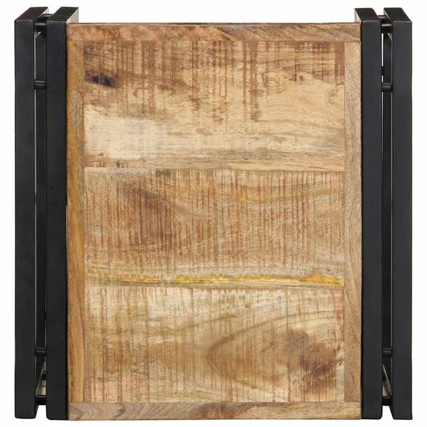 vidaXL Kavos staliukas 40x40x35 cm Masyvus Rough Wood Mango