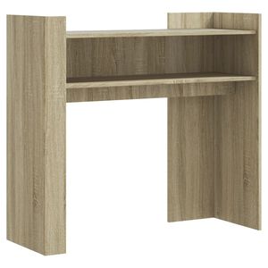 vidaXL Konsolinis staliukas, ąžuolo, 100x35x90cm, apdirbta mediena