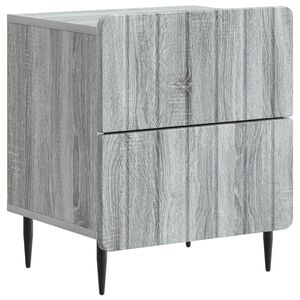 vidaXL &Scaron;alia lovos spintelė Pilka sonoma ąžuolo 43 x 34,5 x 49,5 cm