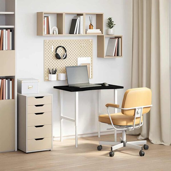 vidaXL Rašomojo stalo stalviršis, tamsiai rudos, 80x50x2,5 cm, ąžuolas