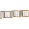 vidaXL Sulankstomi &scaron;unų vartai su stovais 6 pcs Artisano ąžuolo 482 cm