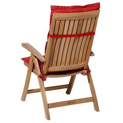 Madison Pagalvėlė kėdei su aukštu atlošu Panama, raudona, 123x50cm