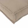 vidaXL Pallet pagalvių rinkinys 2 pcs Taupe 180 x 40 x 8 cm