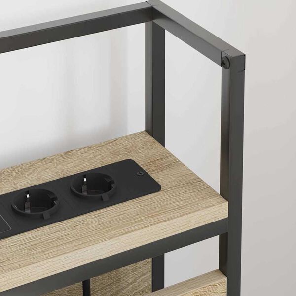 vidaXL Saugojimo galvos atlo&scaron;as Sonoma ąžuolas 75 cm Apdirbta mediena