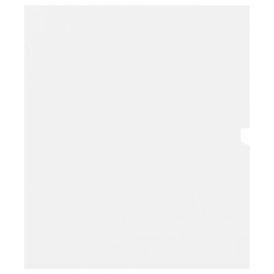 vidaXL Spintelė praustuvui, baltos spalvos, 90x38,5x45cm, MDP