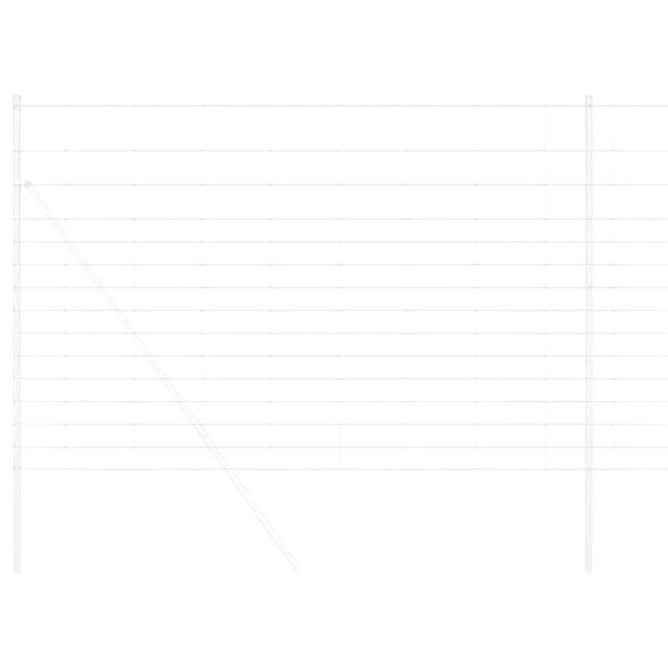 vidaXL Ganyklų tvora Sidabro 50 x 1,6 m Galvanizuotas plienas