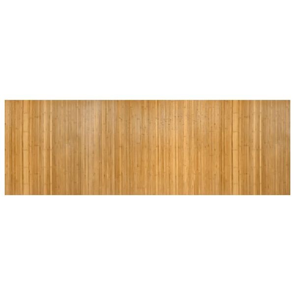 vidaXL Kilimas, natūralios spalvos, 100x300cm, bambukas, stačiakampis