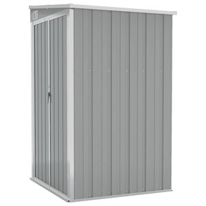 vidaXL Sodo pa&scaron;iūrė, pilka, 118x100x178cm, galvanizuotas plienas
