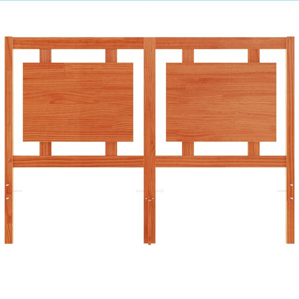 vidaXL Galvūgalis, va&scaron;ko rudos spalvos, 135cm, pu&scaron;ies medienos masyvas