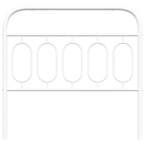 vidaXL Metalinis pakaitinis galvūgalis, baltos spalvos, 100cm