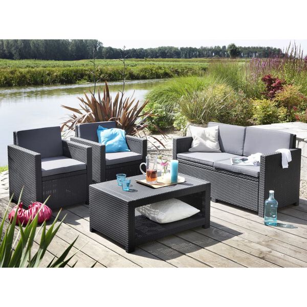 Keter Sodo kėdė Monaco, grafito spalvos