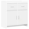 vidaXL Kabalas Balta 75 x 36 x 80 cm Apdirbta mediena