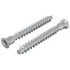 vidaXL Confirmat varžtai 2 vnt. Sidabrinė &Oslash;7 x 58 mm Metalas