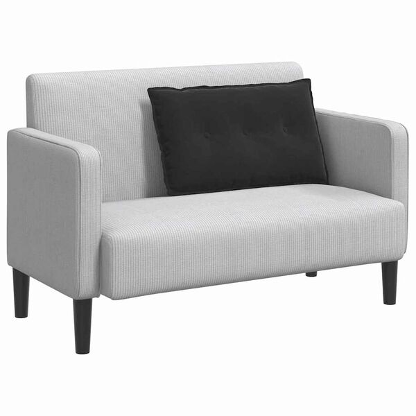 vidaXL Apsaugos Pagalvė Juoda 80 x 50 cm Kordūrinis audinys