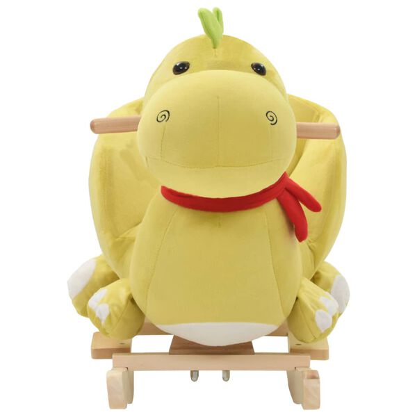 vidaXL Supamas gyvūnas su atlošu drakonas, žalias, 60x32x53cm, pliušas