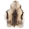 335859 vidaXL Reindeer Skin Mixed Grey 80x130 cm