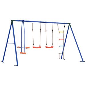 vidaXL Lauko supirčių komplektas Įvairiaspalvis 330 x 185 x 185 cm