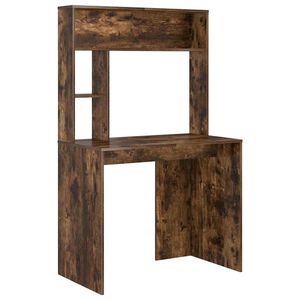 vidaXL Stalas Rūkyta ąžuolas 91 x 50 x 149 cm Apdirbta mediena