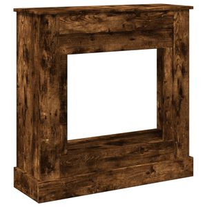 vidaXL Židinio apvadas, dūminio ąžuolo, 90x30x90cm, apdirbta mediena
