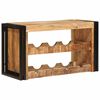 vidaXL Vyno stovas Ruda 80 x 45 x 33 cm Kietas Rupus Mangų Medis