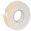 vidaXL Savigautinė putų juosta 2 vnt. Balta 10mm x 10m CR putplastis
