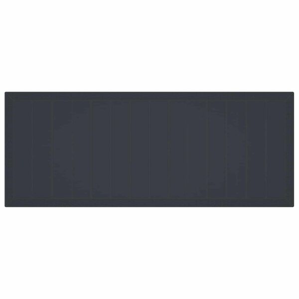 vidaXL Sodo valgomojo komplektas 9 pcs Antracitas Polt ratanas