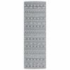 vidaXL Lauko kilimas ARAKIL Pilka 80x250 cm PP