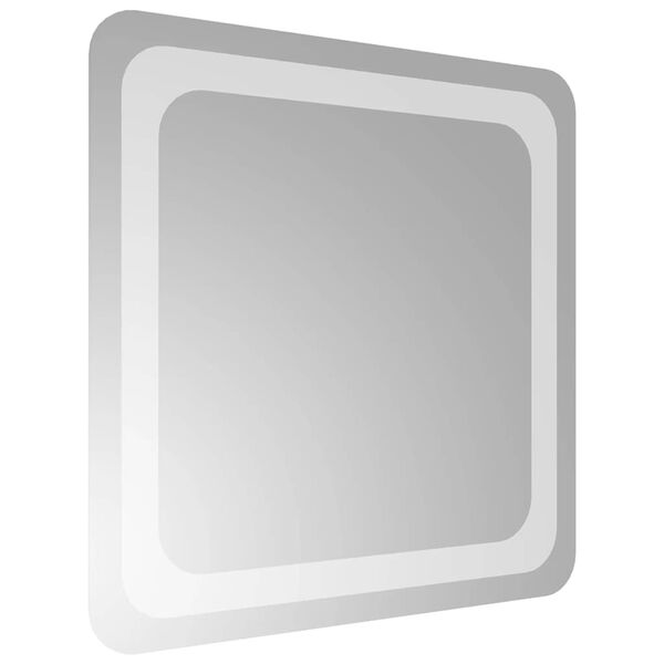 vidaXL Vonios kambario LED veidrodis, 40x40cm